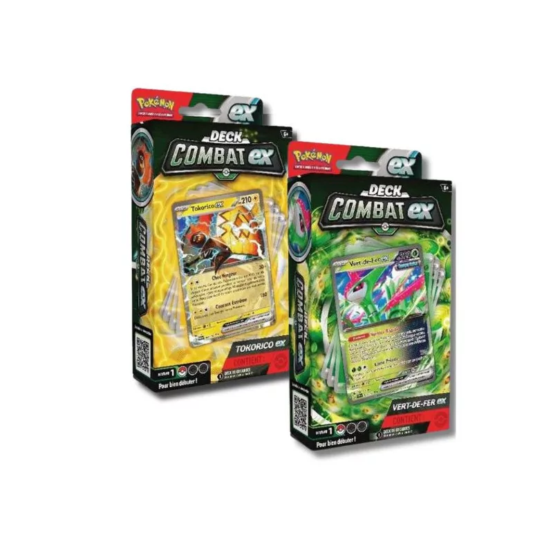 Deck de combat Vert-de-Fer-ex et Tokorico-ex
