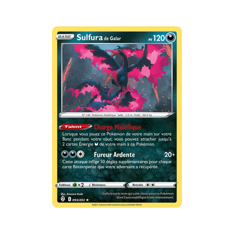 Sulfura de Galar - EB07 - 93/203 Rare
