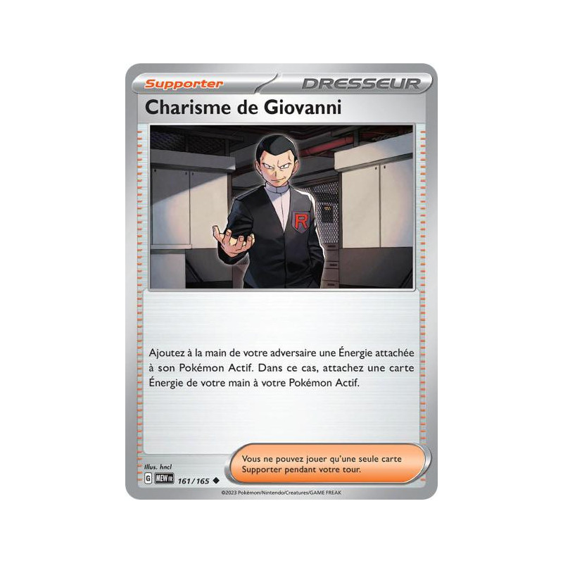 Charisme de Giovanni - EV03.5 - 161/165 Peu Commune