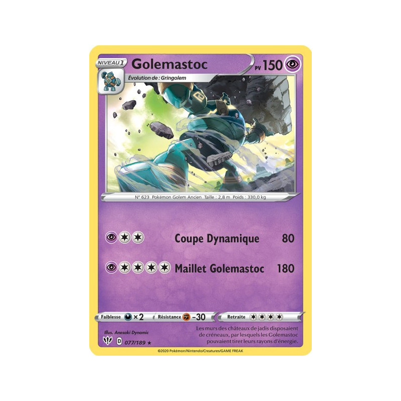Golemastoc - EB03 - 77/189 Rare