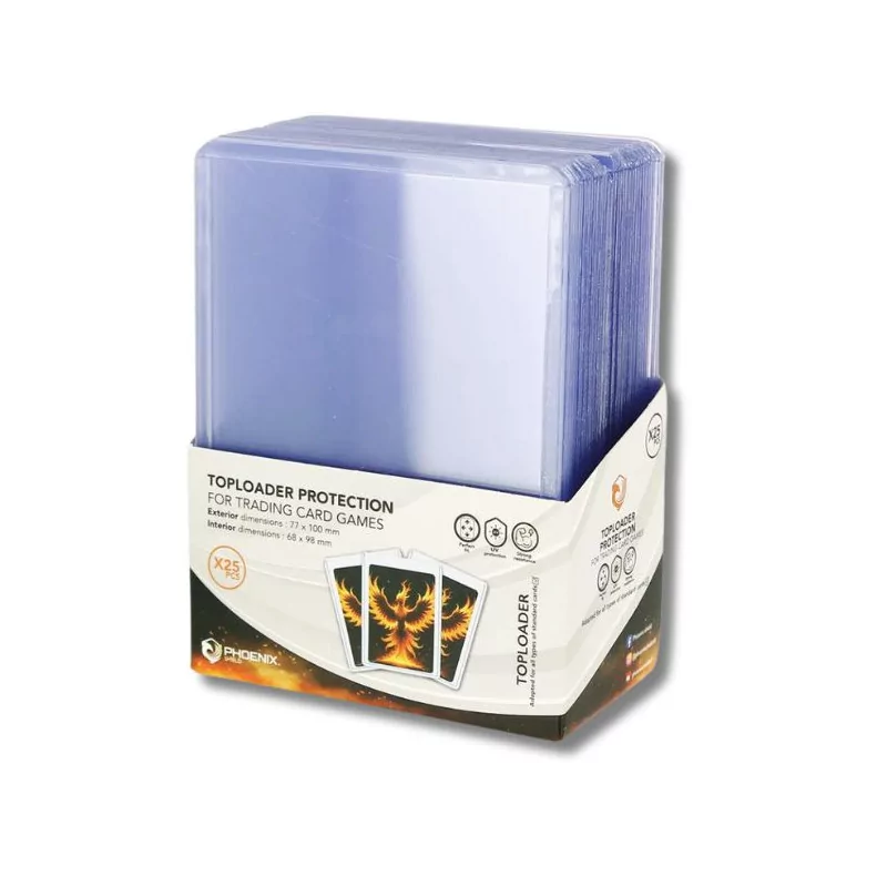 Phoenix shield toploaders 35pt 3"x4" (x 25) standard