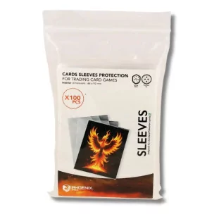 Phoenix shield card penny sleeves x100pcs/bag 66*92mm