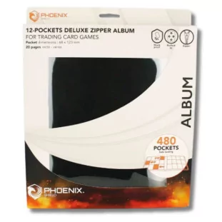 Phoenix shield binder de rangement 12-pockets deluxe pour 480 cartes