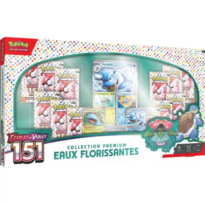 Coffret Pokémon Eaux Florissantes 151 Collection Premium